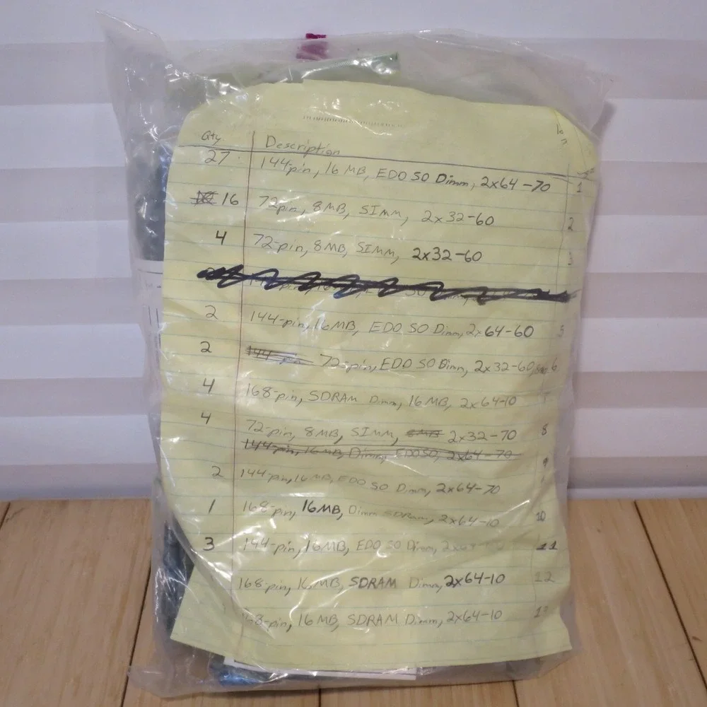 Lot of Vintage Computer RAM Memory Modules from a retail store-see description! - Picture 14 of 15